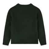 Guess Maglia Girocollo tinta unita con Logo Verde per Neonato N5BR03Z32N0 VERDE GUESS 