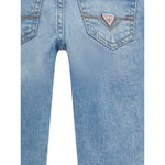 Guess Jeans tinta unita con Girovita Regolabile Azzurro per Neonata N5RA07D52Z0 AZZURRO GUESS 