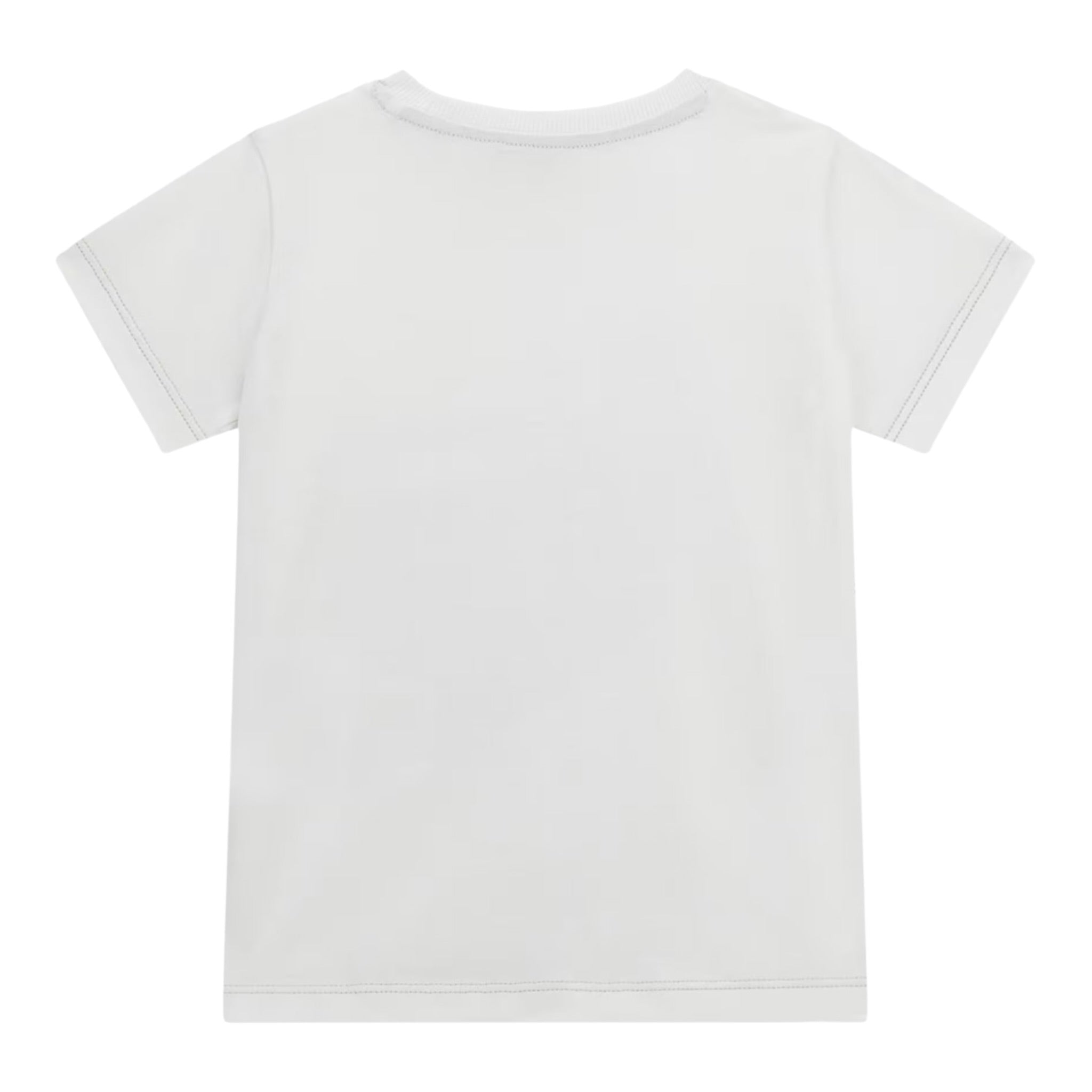 Guess T-Shirt tinta unita con Stampa Bianco per Bambino N5RI27K8HM4 BIANCO GUESS 