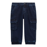 Guess Jeans tinta unita con Elastico In Vita Blu per Neonato N5YA03KCY70N BLU GUESS 