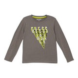Guess Shirt tinta unita Girocollo con Stampa Grigio per Neonato N5YI03K8HM4 GRIGIO GUESS 