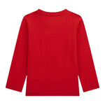 Guess Shirt tinta unita con Stampa Rosso per Neonato N5YI13K8HM0 ROSSO GUESS 