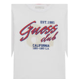 Guess Shirt tinta unita con Stampa Bianco per Neonato N5YI15K8HM4XN BIANCO GUESS 