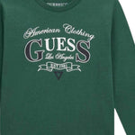 Guess Shirt tinta unita con Stampa Verde per Neonato N5YI21K8HM4 VERDE GUESS 