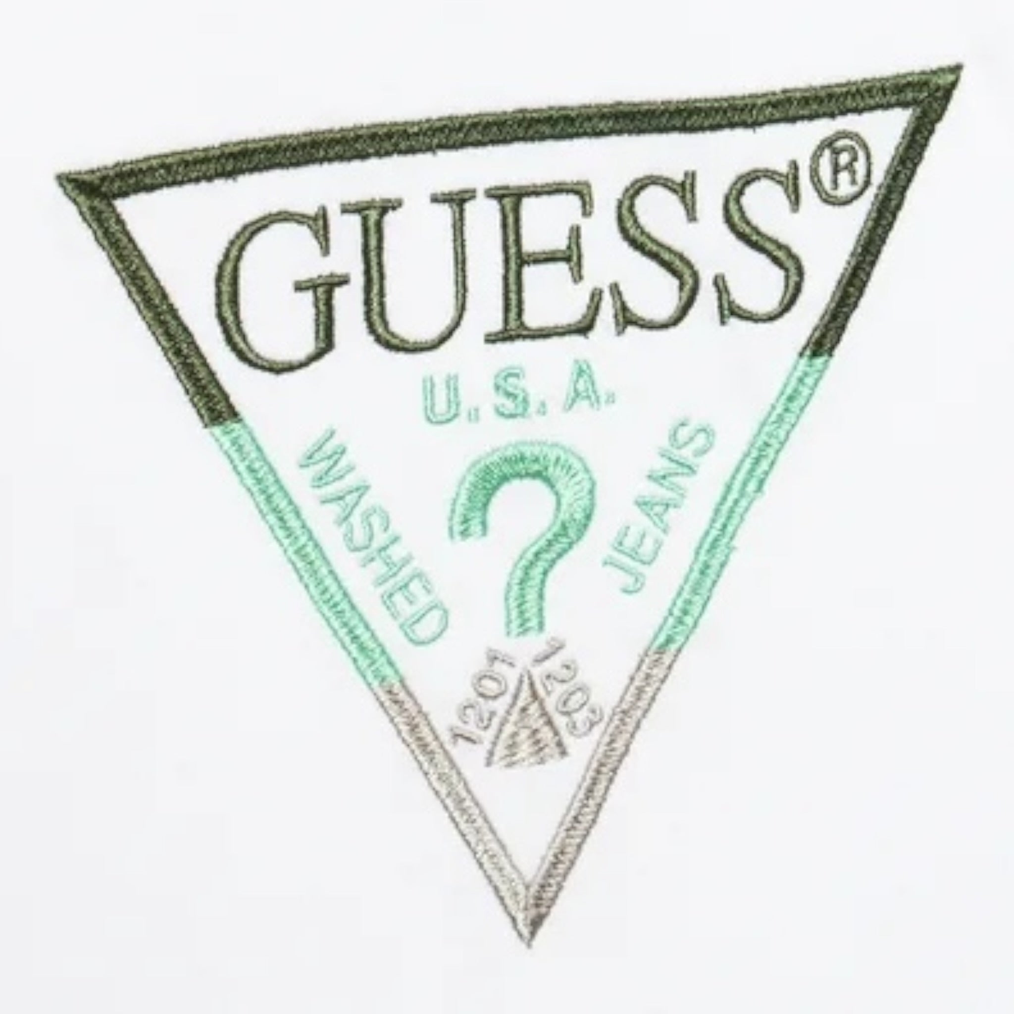 Guess Shirt tinta unita con Logo Bianco per Neonato N5YI24K8HM4X BIANCO GUESS 