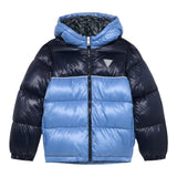 Guess Giubbino Bicolore con Zip E Cappuccio Azzurro per Neonato N5YL00WEGY0 AZZURRO GUESS 