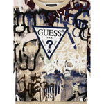 Guess Felpa tinta unita con Stampa Beige per Neonato N5YQ00KA6R4 BEIGE GUESS 