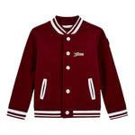 Guess Giubbino Modello College tinta unita con Profili In Contrasto Bordeaux per Neonato N5YQ10K0160 BORDEAUX GUESS 