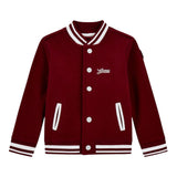 Guess Giubbino Modello College tinta unita con Profili In Contrasto Bordeaux per Neonato N5YQ10K0160 BORDEAUX GUESS 