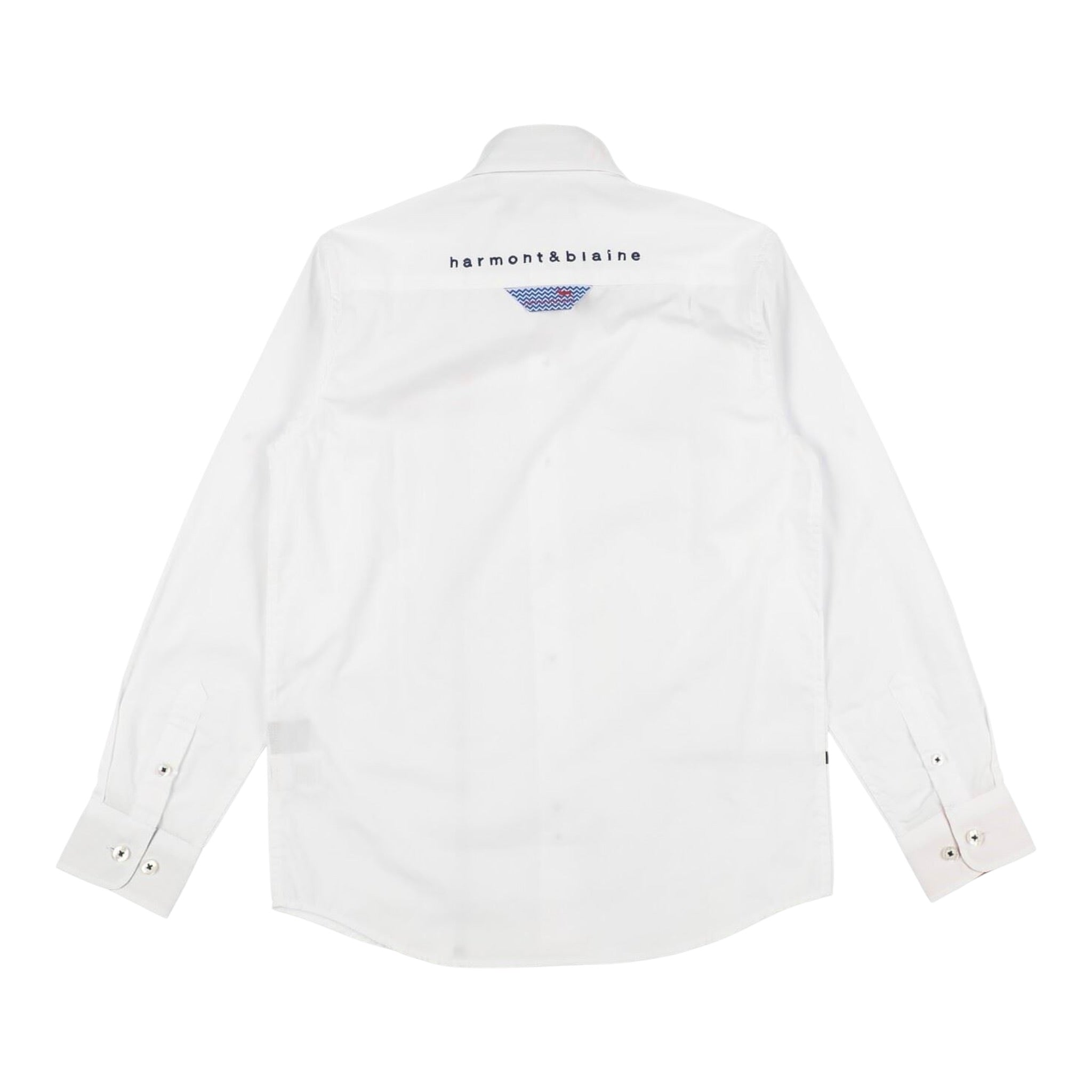 Harmont & Blaine Camicia Manica Lunga tinta unita Bianco per Bambino 242JC008 BIANCO HARMONT & BLAINE 
