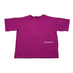 Hinnominate T-Shirt Girocollo tinta unita con Logo Viola per Bambina 3642M00110 VIOLA HINNOMINATE 