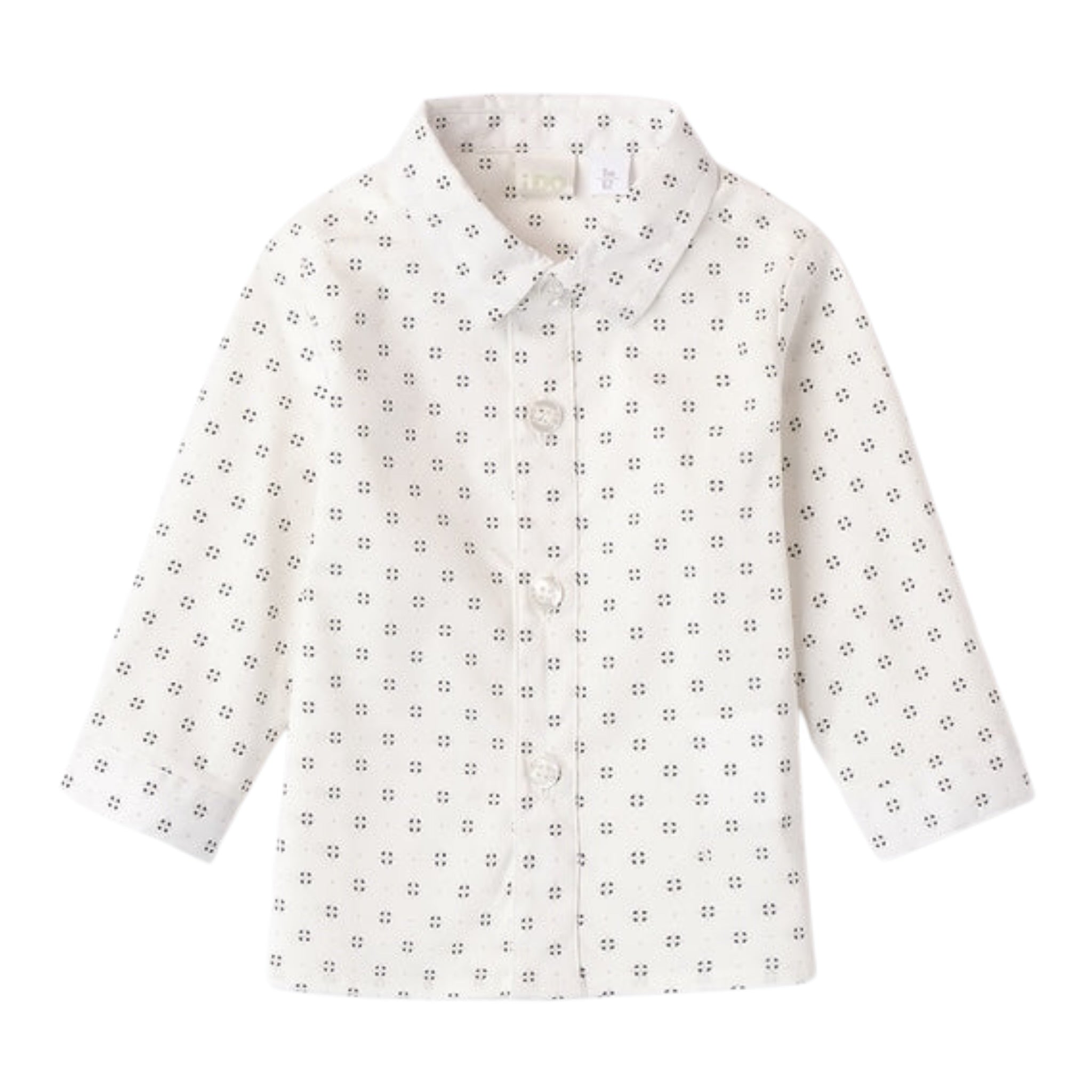 I Do Camicia tinta unita con Stampa Bianco per Neonato 4A200 BIANCO I DO 