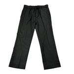 I'M Brian Pantalone tinta unita con Elastico In Vita Nero per Bambino PA2656J NERO I'M BRIAN 