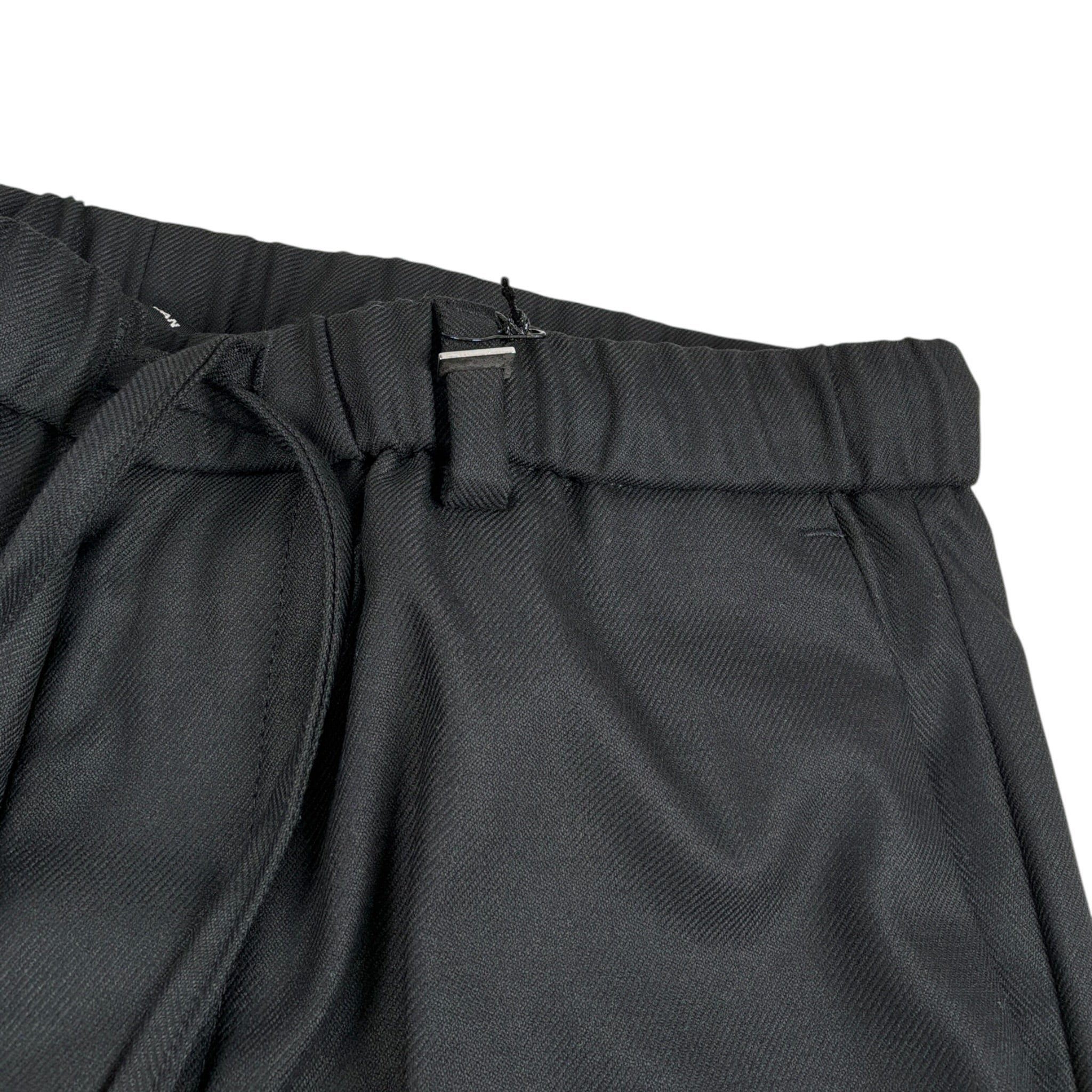 I'M Brian Pantalone tinta unita con Elastico In Vita Nero per Bambino PA2656J NERO I'M BRIAN 
