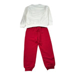 Iceberg Completo 2Pz Felpa-Pantalone con Stampa Bianco/Rosso per Neonato CFICE6304NX BAINCO/ROSSO ICEBERG 