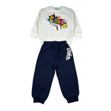 Iceberg Completo 2Pz Felpa-Pantalone con Stampa Panna per Neonato CFICE6305NX PANNA ICEBERG 
