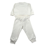 Iceberg Completo 2Pz Felpa-Pantalone con Stampa Panna per Neonato COMICE6300NN PANNA ICEBERG 