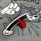 Iceberg Felpa tinta unita con Cappuccio E Stampa Grigio per Bambino MFICE6309J GRIGIO ICEBERG 
