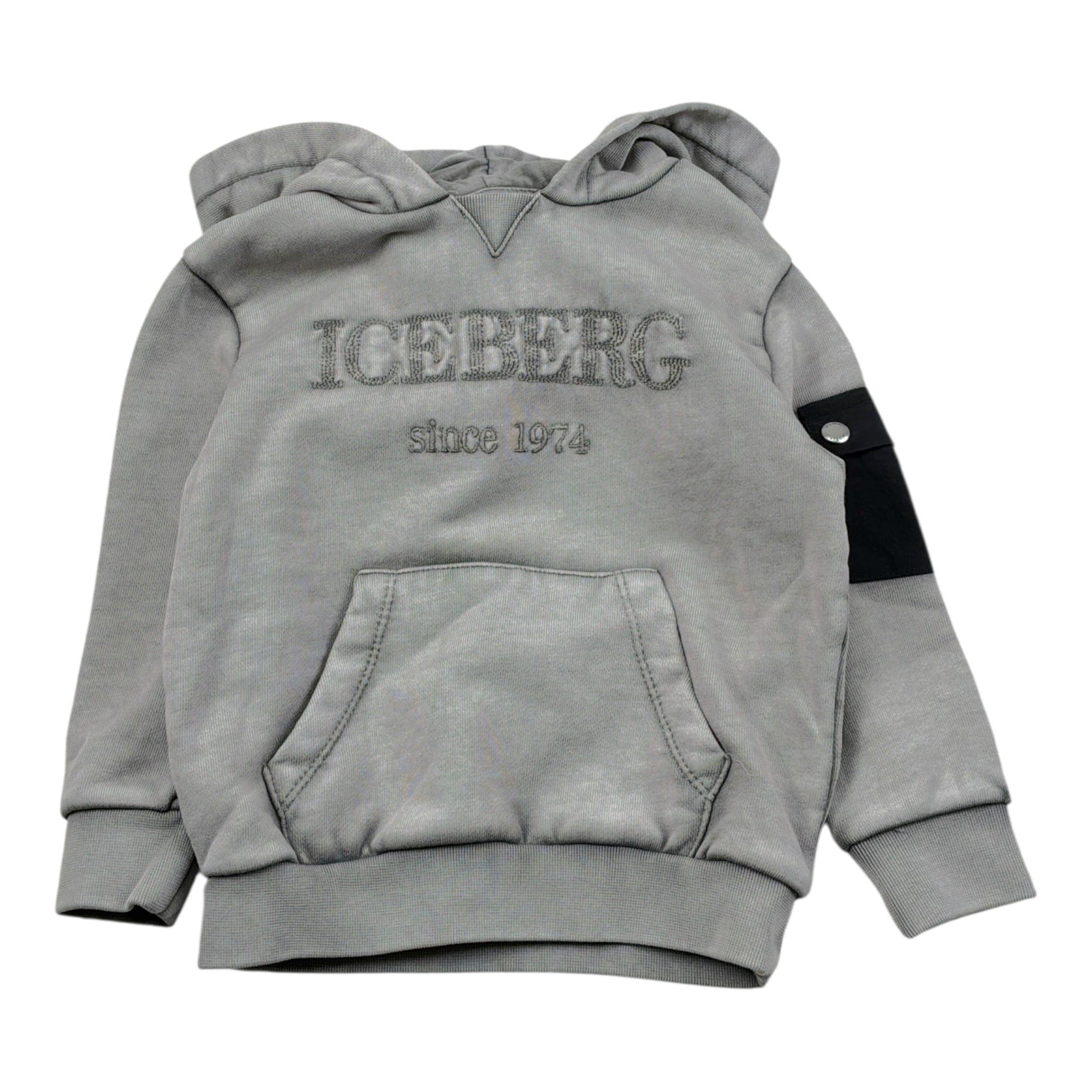Iceberg Completo 2Pz Felpa-Pantalone Grigio per Neonato MFICE6313B GRIGIO ICEBERG 