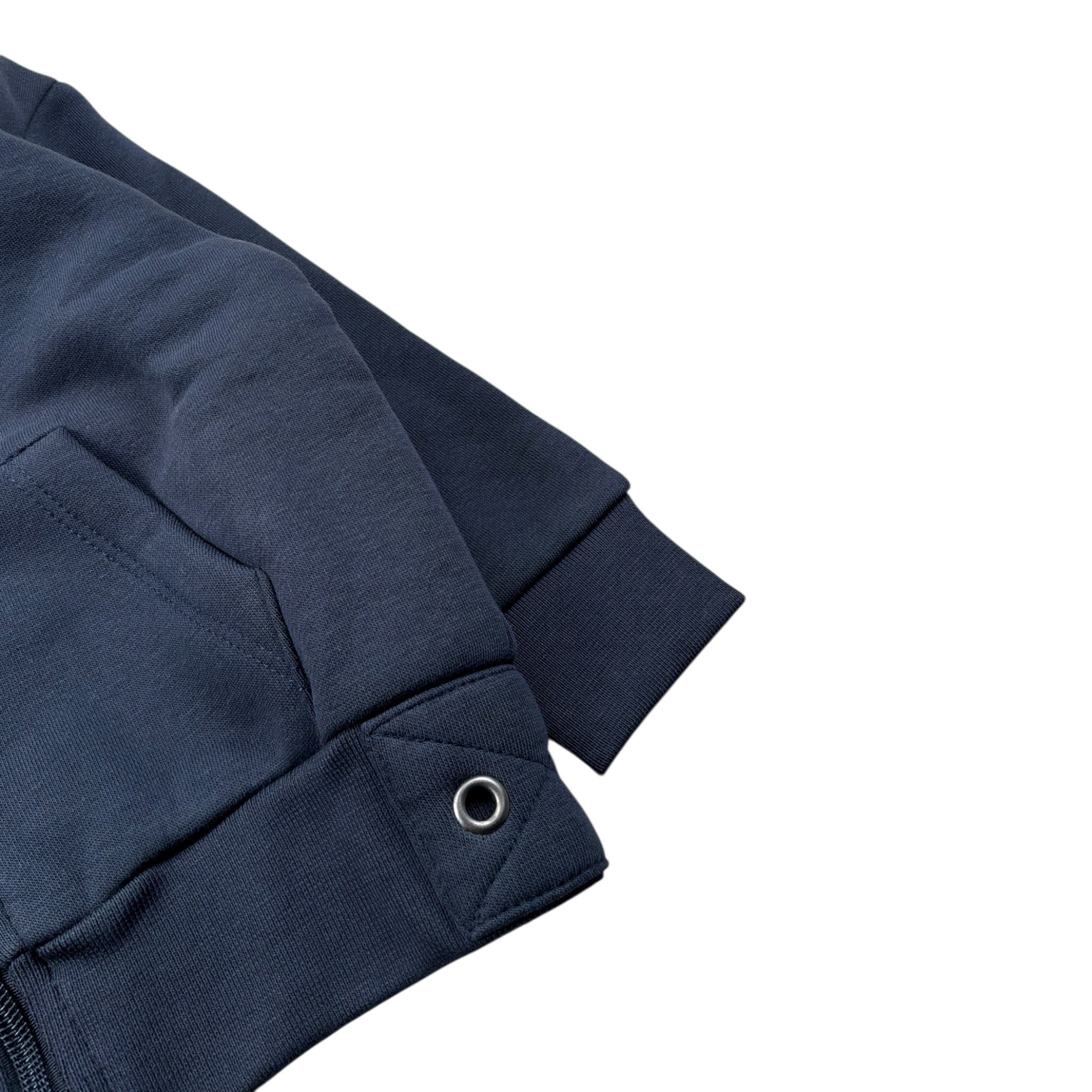 Iceberg Felpa tinta unita con Zip E Cappuccio Blu per Neonato MFICE6319B BLU ICEBERG 