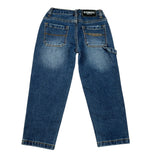 Iceberg Jeans tinta unita con Girovita Regolabile Blu per Neonato PTICE6301BN BLU ICEBERG 