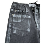 Iceberg Jeans tinta unita con Girovita Regolabile Nero per Neonato PTICE6313BX NERO ICEBERG 