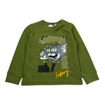 Iceberg Shirt tinta unita con Stampa Verde per Neonato TSICE6301B VERDE ICEBERG 