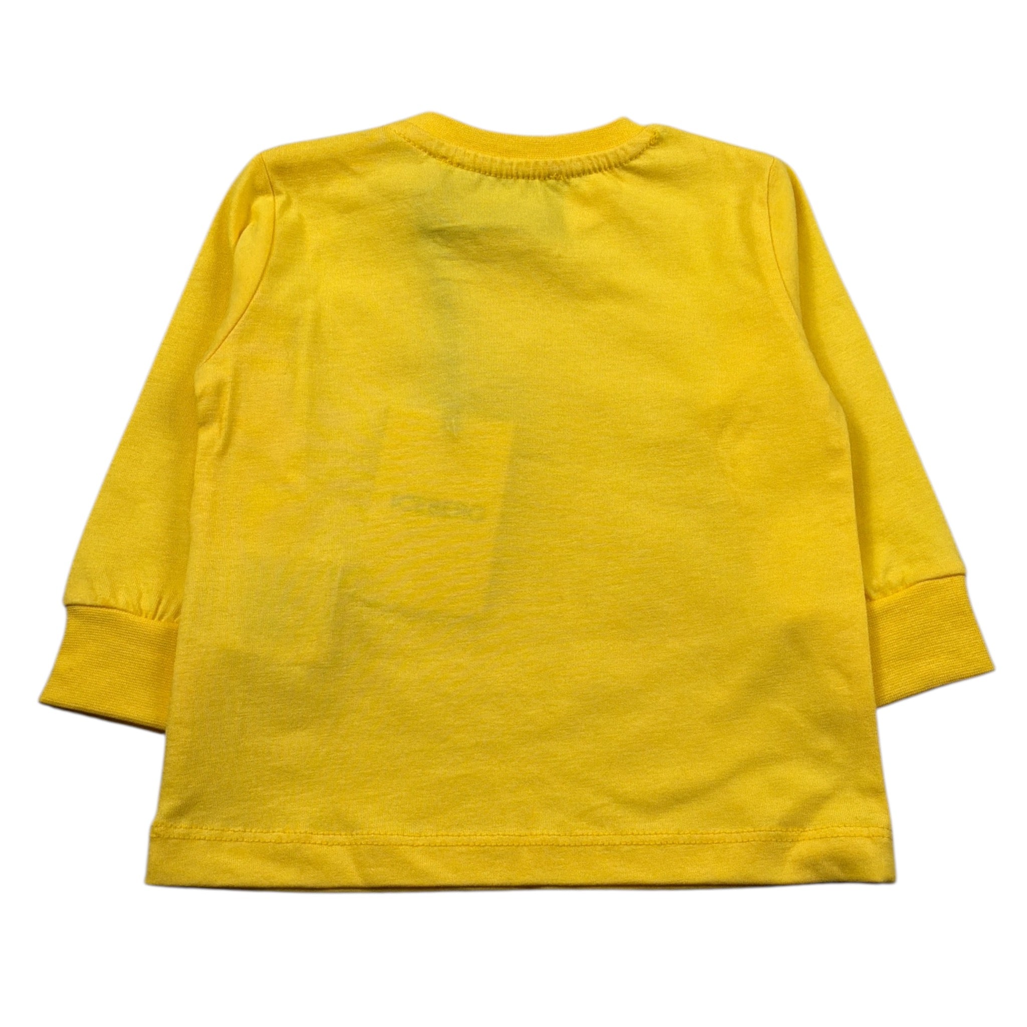 Iceberg Shirt Girocollo tinta unita con Stampa Giallo per Neonato TSICE6314B GIALLO ICEBERG 