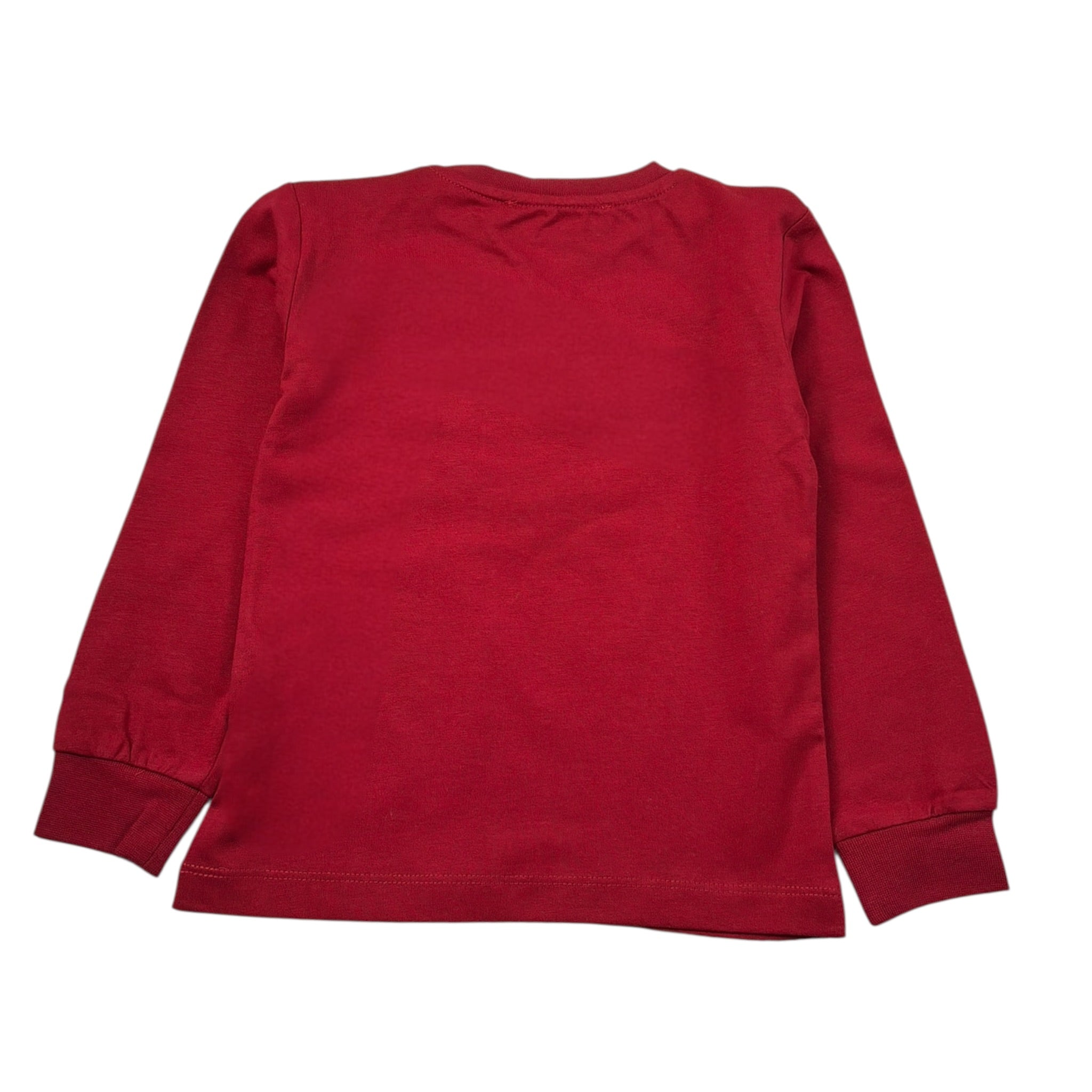 Iceberg Shirt tinta unita Girocollo con Stampa Rosso per Bambino TSICE6321B ROSSO ICEBERG 