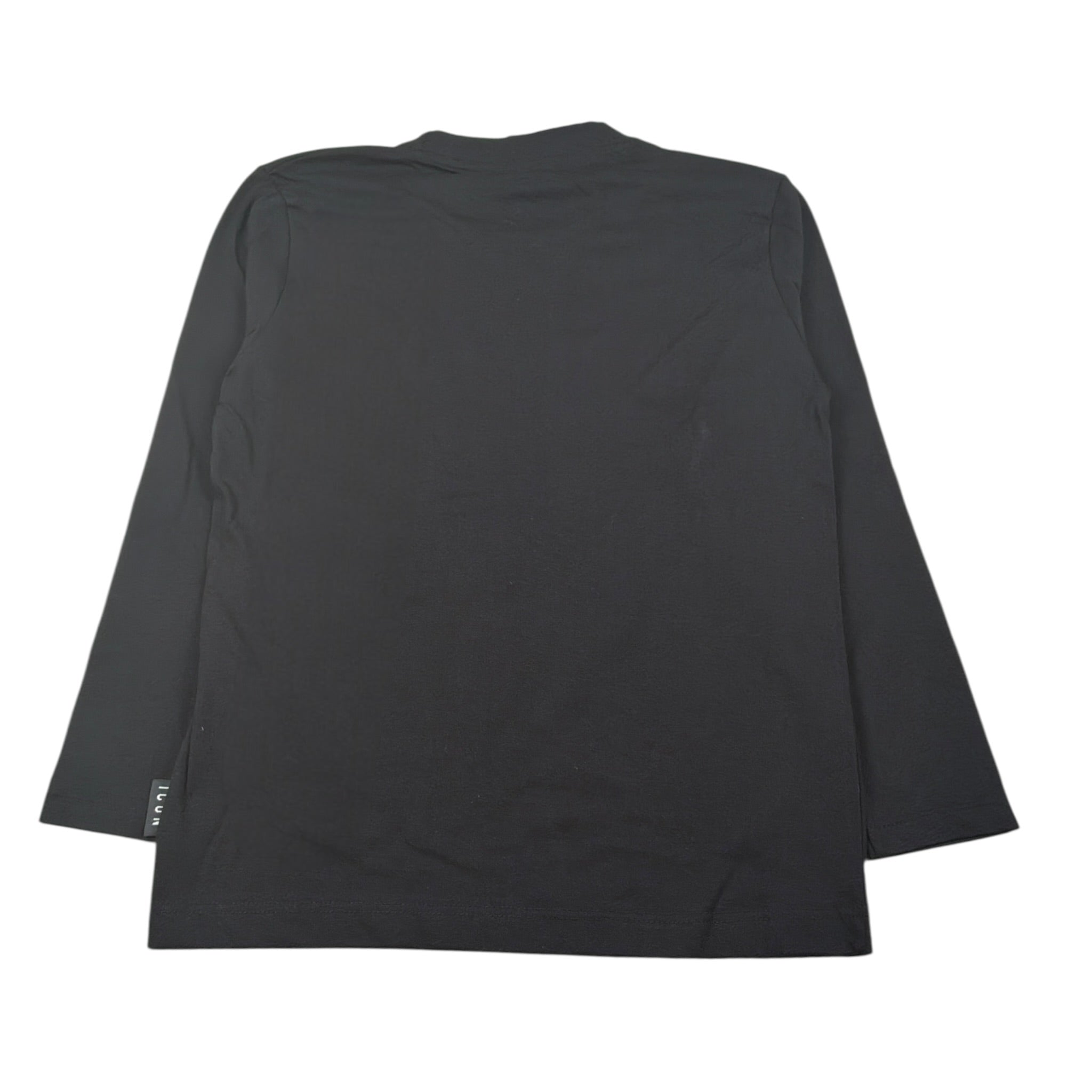 Icon Shirt Girocollo tinta unita con Logo Nero per Bambino IBKS00940 NERO ICON 
