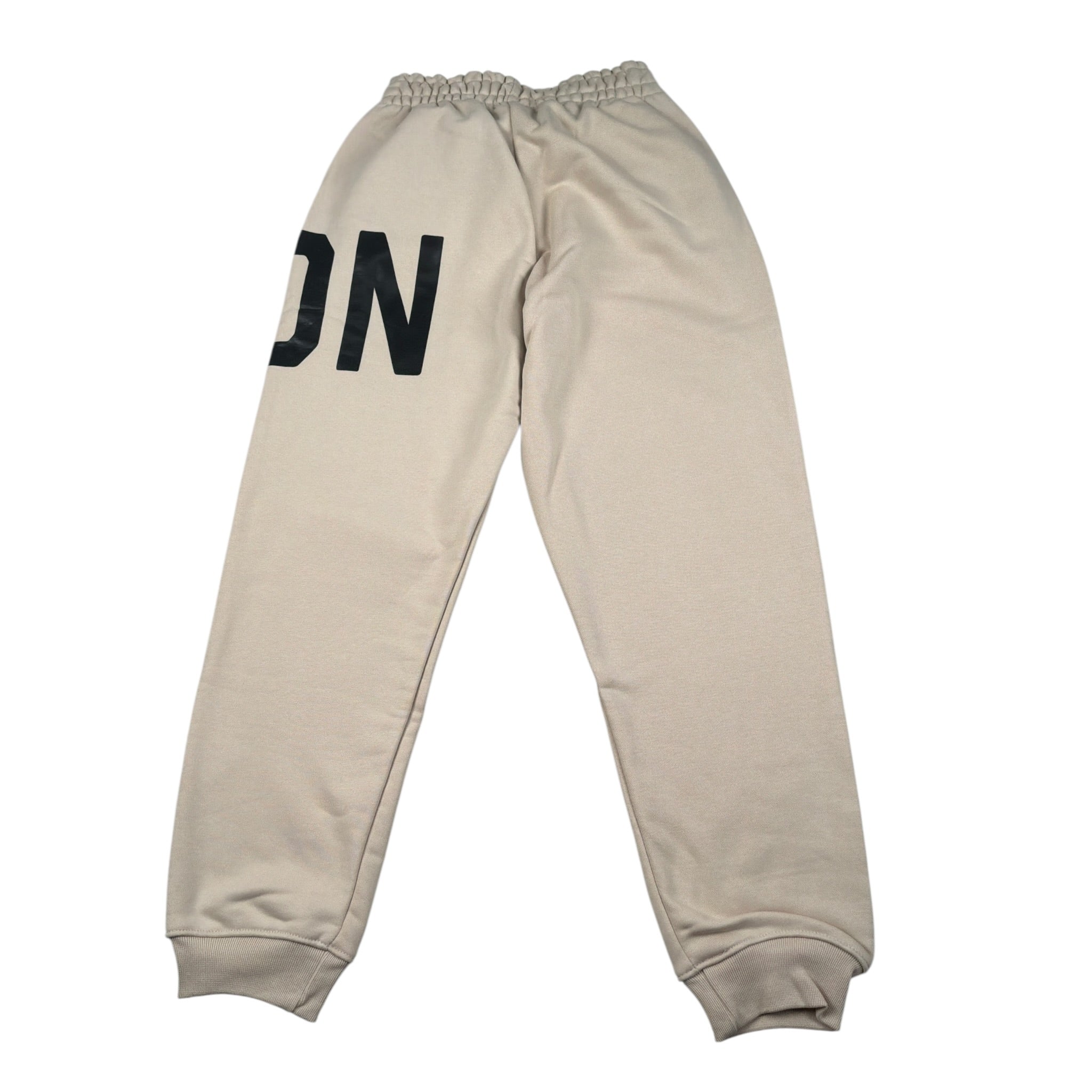 Icon Pantalone Tuta tinta unita con Logo Beige per Bambino IBSP00742 BEIGE ICON 