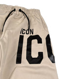 Icon Pantalone Tuta tinta unita con Logo Beige per Bambino IBSP00742 BEIGE ICON 