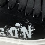 Icon Sneakers tinta unita con Stampa Nero per Bambino IC1004 NERO ICON 