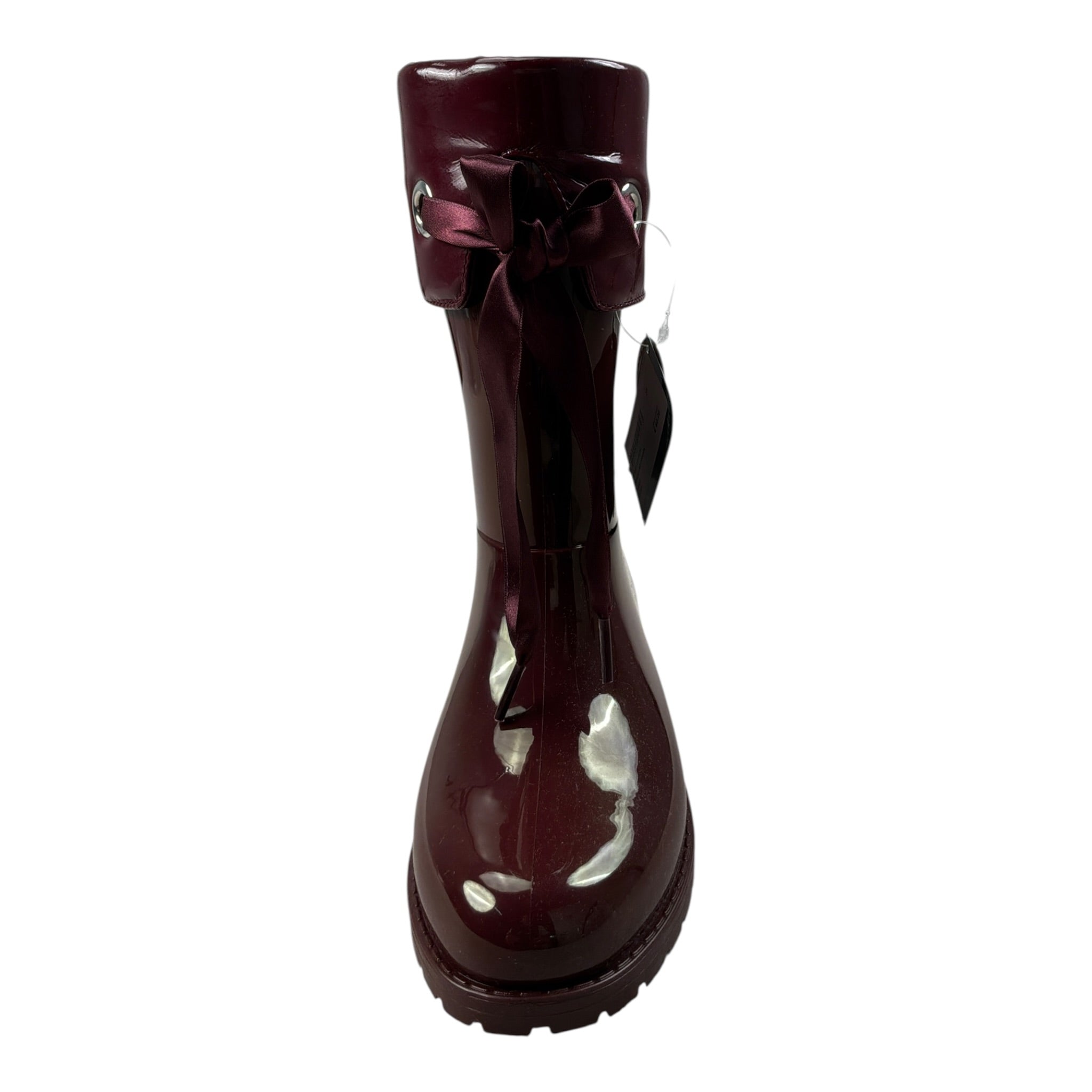 Igor Stivale tinta unita con Fiocco Bordeaux per Bambina W10114 BORDEAUX IGOR 