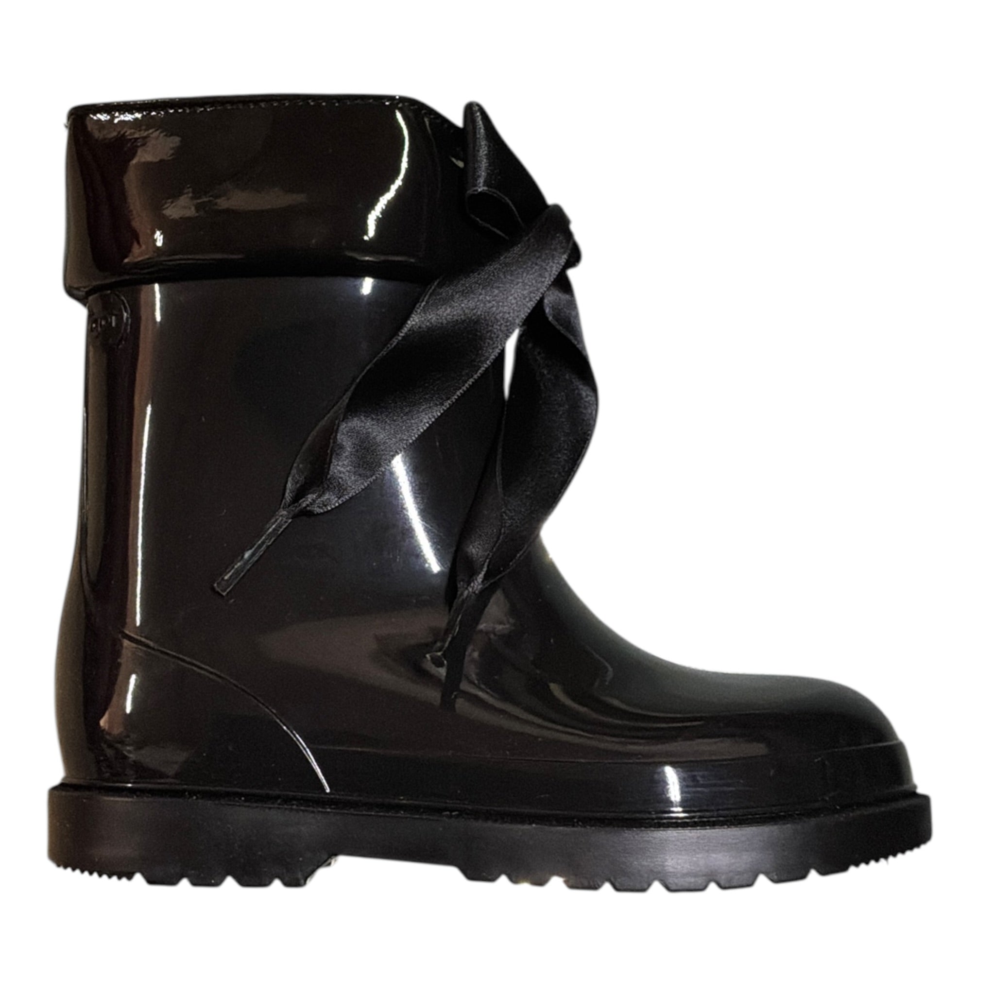 Igor Stivali tinta unita In Gomma Nero per Bambina W10238 NERO IGOR 