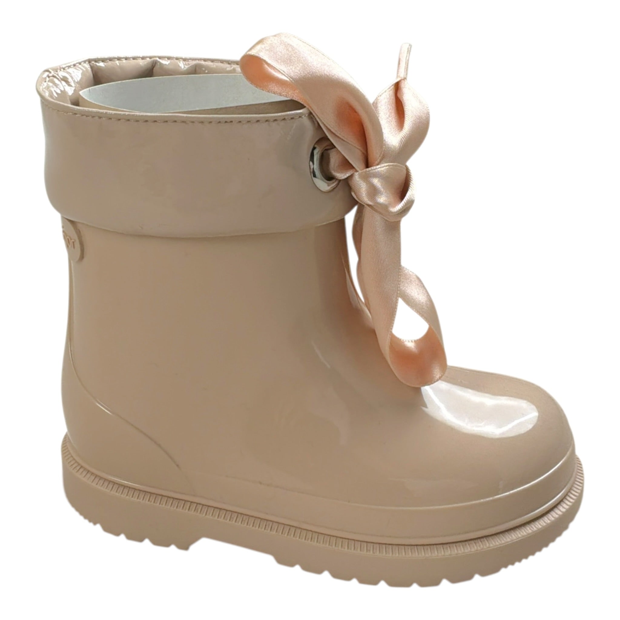 Igor Stivali tinta unita In Gomma Beige per Bambina W10238XJ BEIGE IGOR 