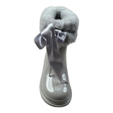 Igor Stivali tinta unita con Peluche Grigio per Bambina W10258 GRIGIO IGOR 