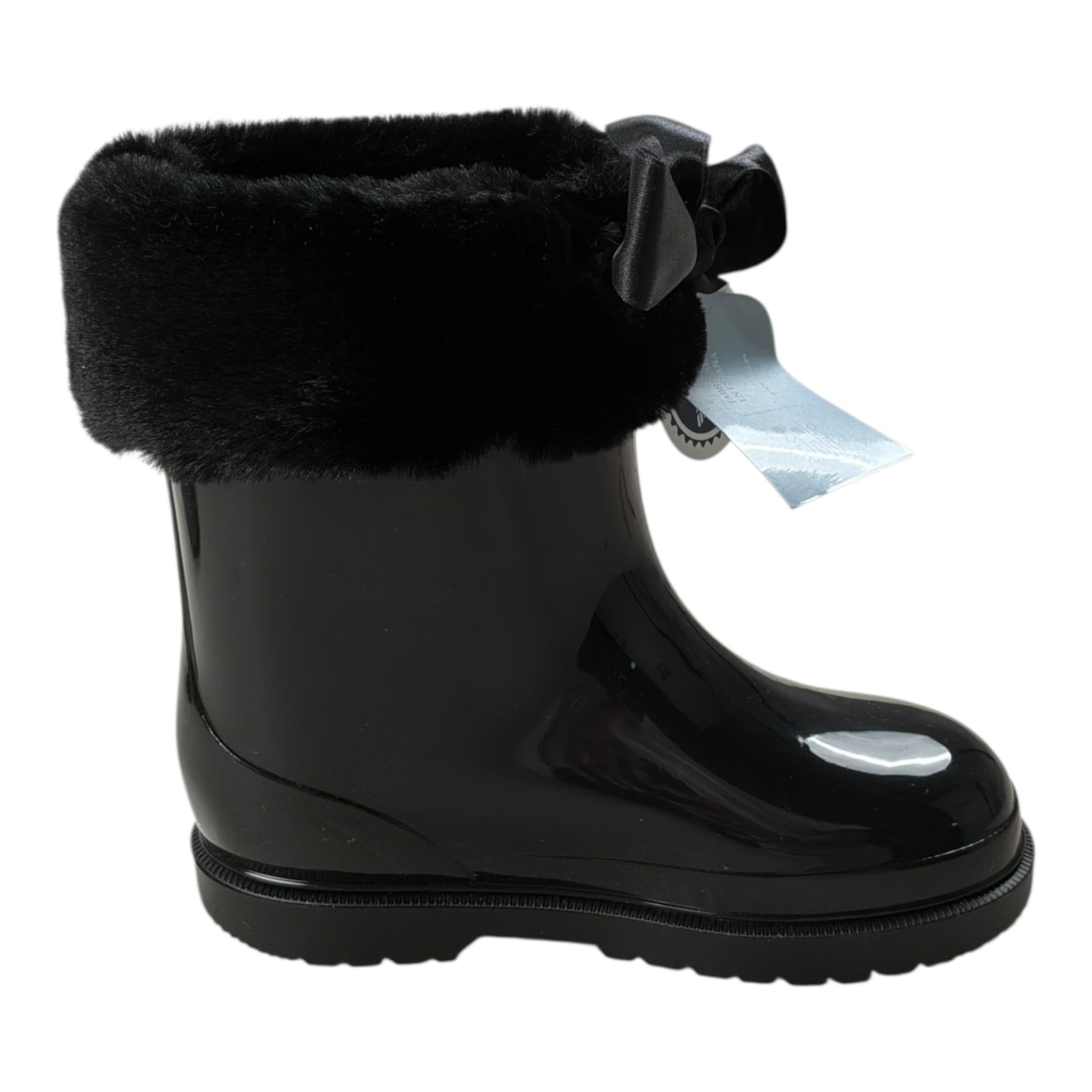 Igor Stivali tinta unita con Peluche Nero per Bambina W10258 NERO IGOR 