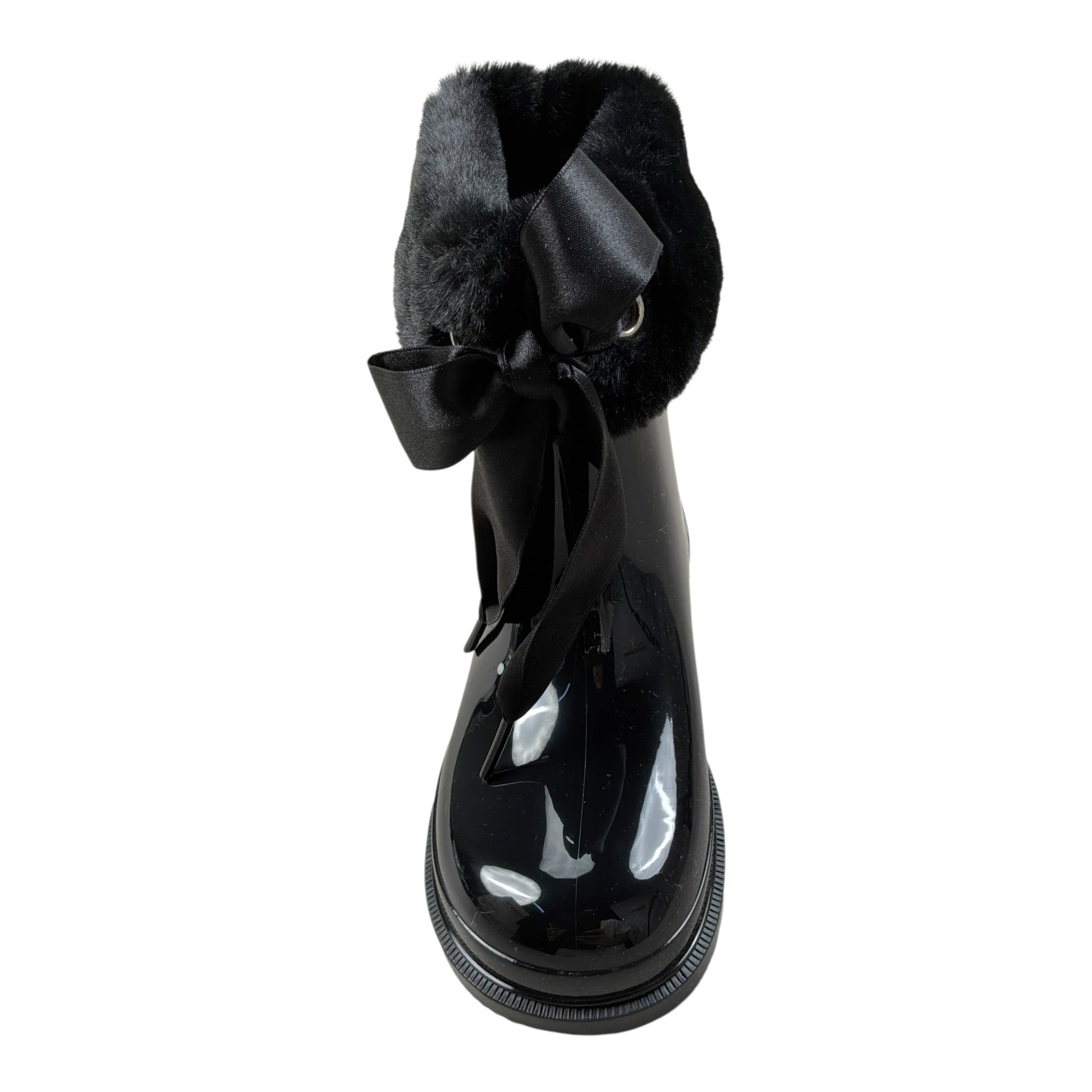 Igor Stivali tinta unita con Peluche Nero per Bambina W10258X NERO IGOR 