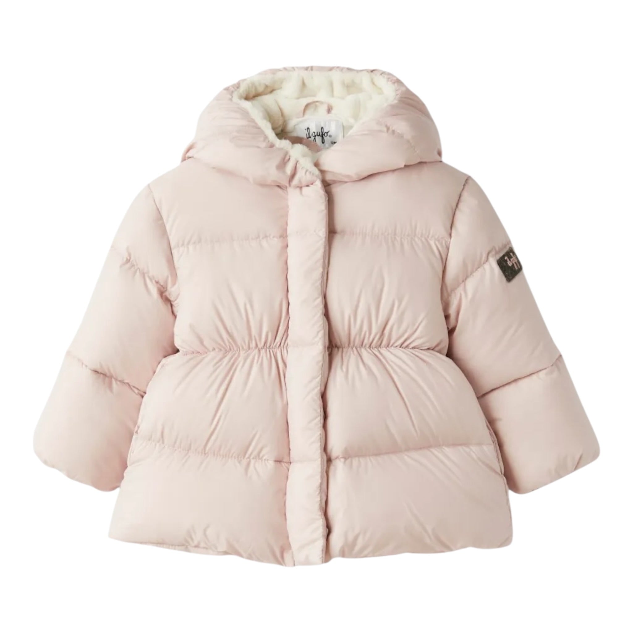 Il Gufo Giubbino tinta unita con Zip E Cappuccio Rosa per Neonata A24GM416N0106 ROSA IL GUFO 