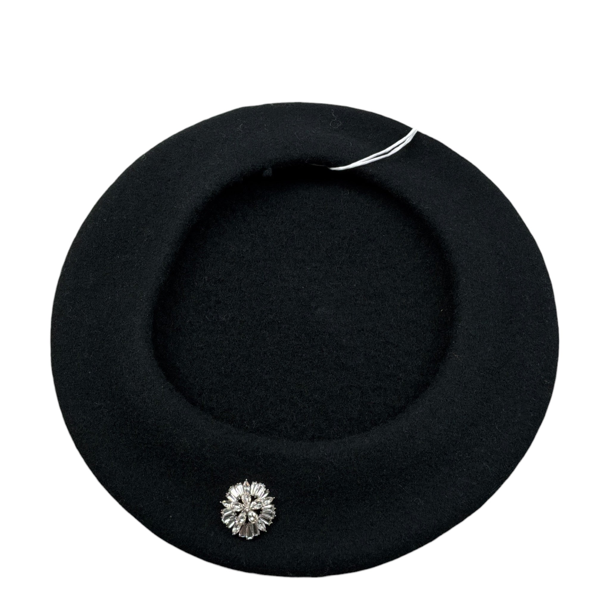 Il Gufo Cappello tinta unita con Applicazione Nero per Bambina A25GEO0011EA302 NERO IL GUFO 