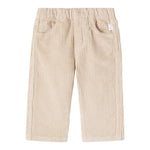 Il Gufo Pantalone tinta unita con Elastico In Vita Beige per Neonato A25GPL0021V6012 BEIGE IL GUFO 