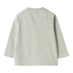 Il Gufo Shirt Girocollo tinta unita con Stampa Grigio per Neonato A25GT0014MF002 GRIGIO IL GUFO 