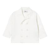 Il Gufo Cardigan tinta unita Doppiopetto Panna per Neonato L01XGF0004EM109 PANNA IL GUFO 