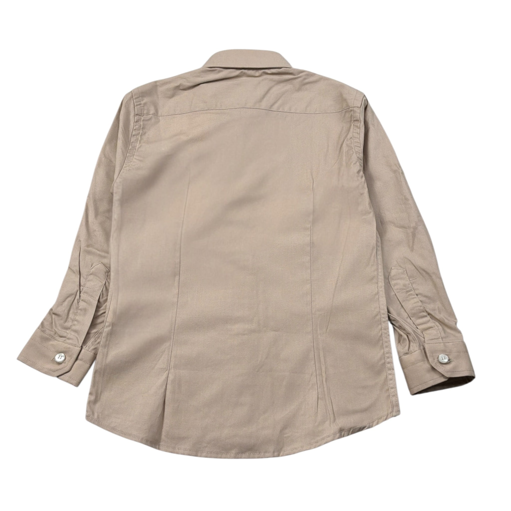 Imperatore Napoli Camicia Manica Lunga Tinta Beige per Bambino POPELINE BEIGE IMPERATORE NAPOLI 