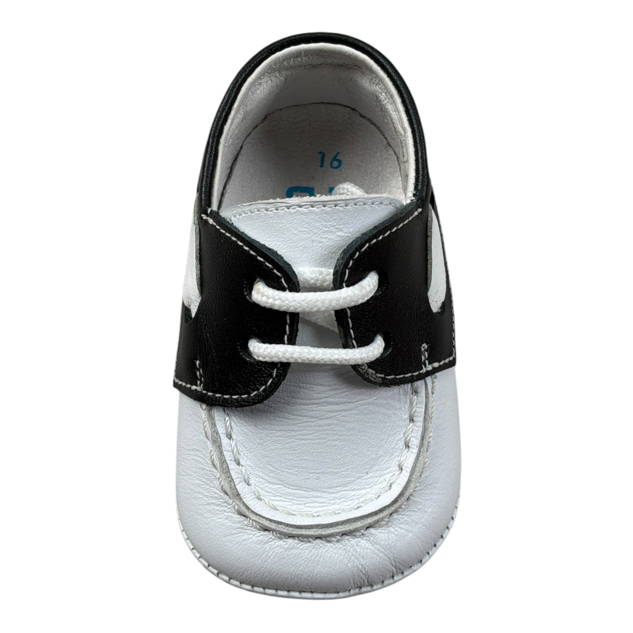 Indice Scarpine Bicolore Bianco/Nero per Neonato 1656 BIANCO/NERO INDICE 