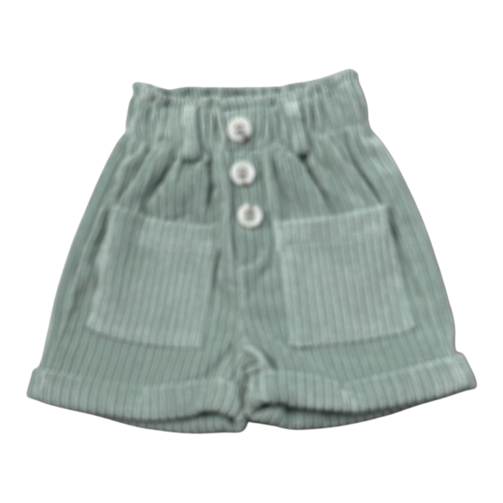 Janice Short tinta unita con Elastico In Vita Verde Acqua per Neonata JN969N VERDE ACQUA JANICE 