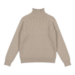 Jeckerson Maglia tinta unita Collo Alto Beige per Bambino J4655W25 BEIGE JECKERSON 