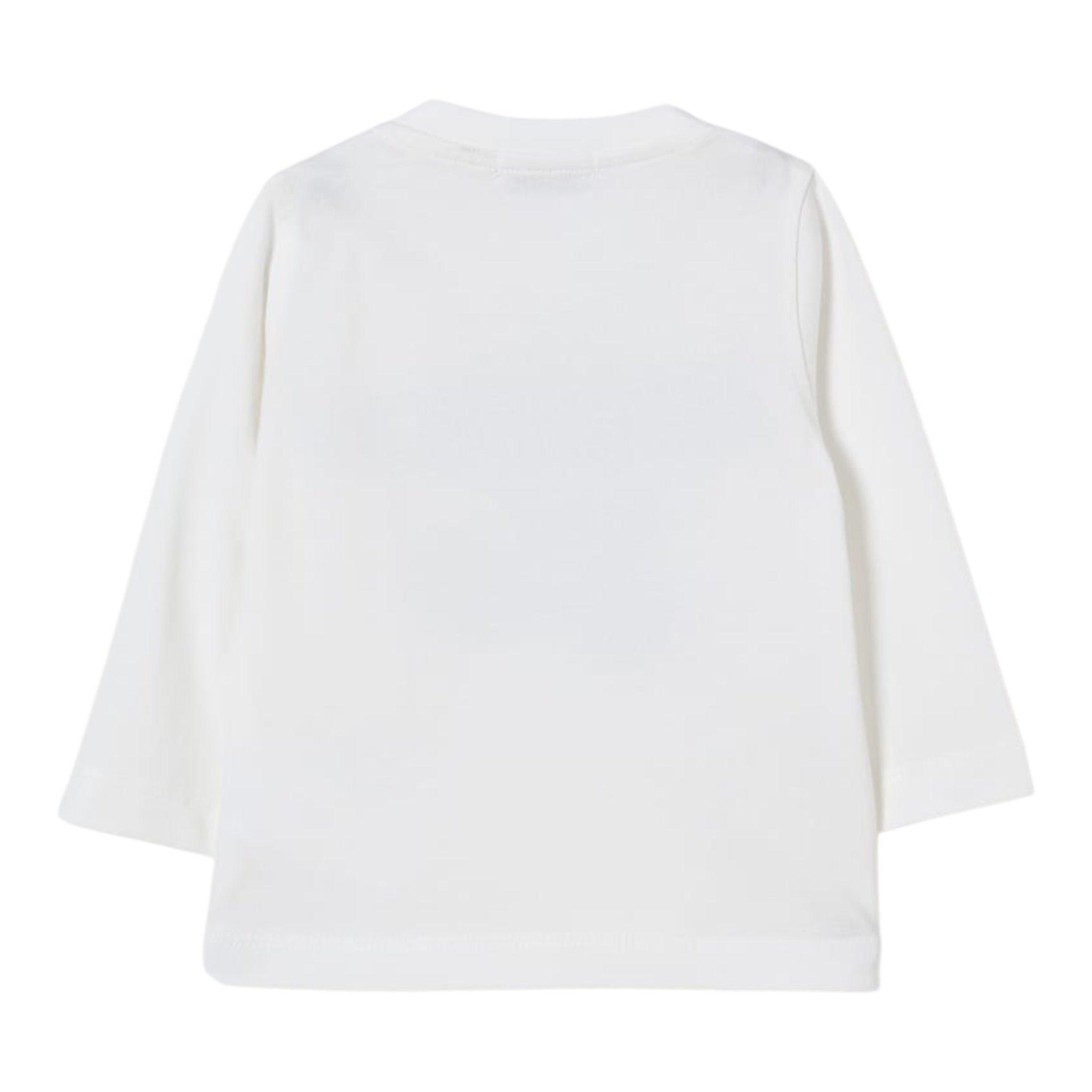 Jeckerson Shirt Girocollo tinta unita con Stampa Bianco per Neonato JB5002W25N BIANCO JECKERSON 