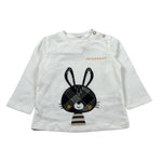 Jeckerson Shirt Girocollo tinta unita Cn Ricami Bianco per Neonato JN4339 BIANCO JECKERSON 